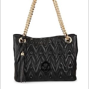 Luisa Studded Leather Shoulder Bag